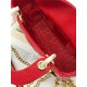 MINI LADY Dior BAG Red Cannage Lambskin Gold Hardware mid