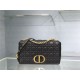 Dior LARGE CARO BAG Calfskin Black Mid