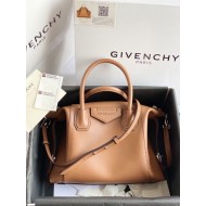 Givenchy SMALL ANTIGONA SOFT BAG IN SMOOTH LEATHER Brown High