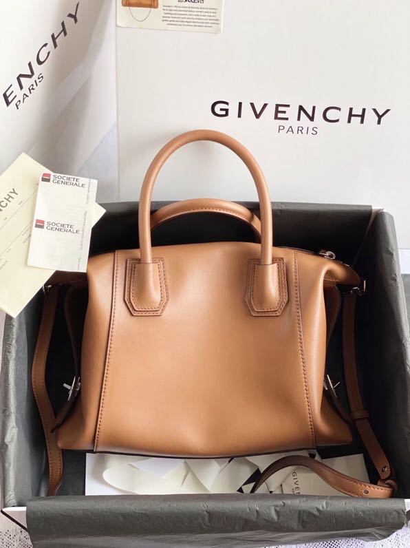 Givenchy SMALL ANTIGONA SOFT BAG IN SMOOTH LEATHER Brown High