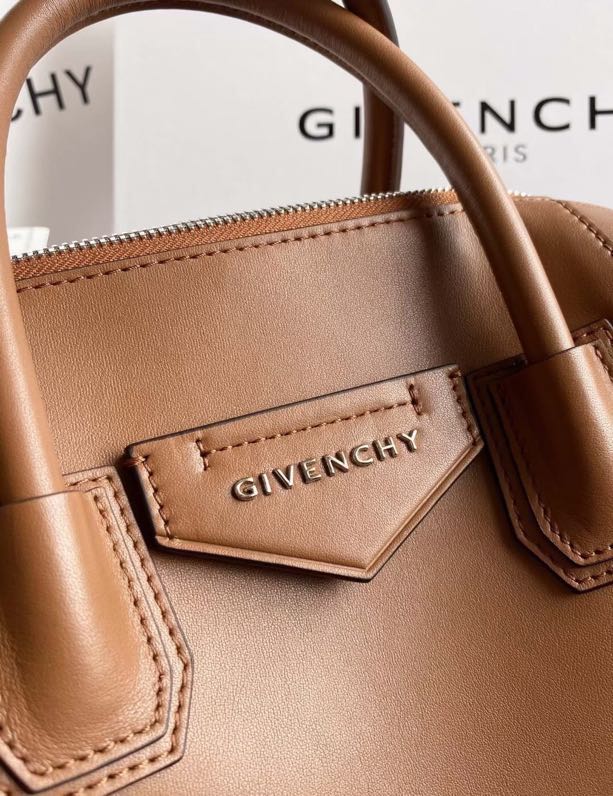 Givenchy SMALL ANTIGONA SOFT BAG IN SMOOTH LEATHER Brown High