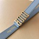 Dior D-FENCE BELT 20MM Smooth Calfskin Grey-Blue High