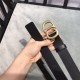 Dior SADDLE BELT 30MM Ultrasmooth Calfskin Black Anti-Gold High