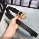 Dior SADDLE BELT 20MM Ultrasmooth Calfskin Black Gold High