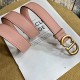 Dior SADDLE BELT 30MM Ultrasoft Calfskin Double Blush High