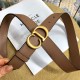 Dior SADDLE BELT 30MM Ultrasoft Calfskin Double Taupe High