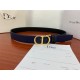 Dior CD BELT 35MM Epsom Calfskin Navy/Black High