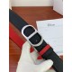 Dior CD BELT 35MM Epsom Calfskin Red/Black High