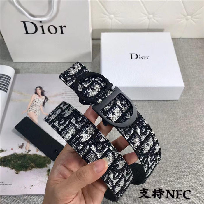 Dior SADDLE BELT 35MM Dior Oblique Jacquard High