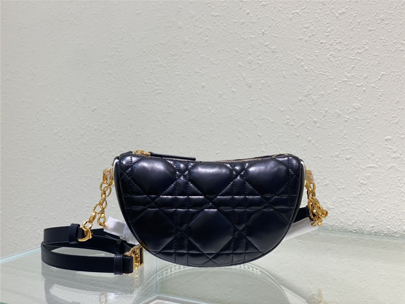 SMALL Dior VIBE Hobo Bag Calfskin Black High