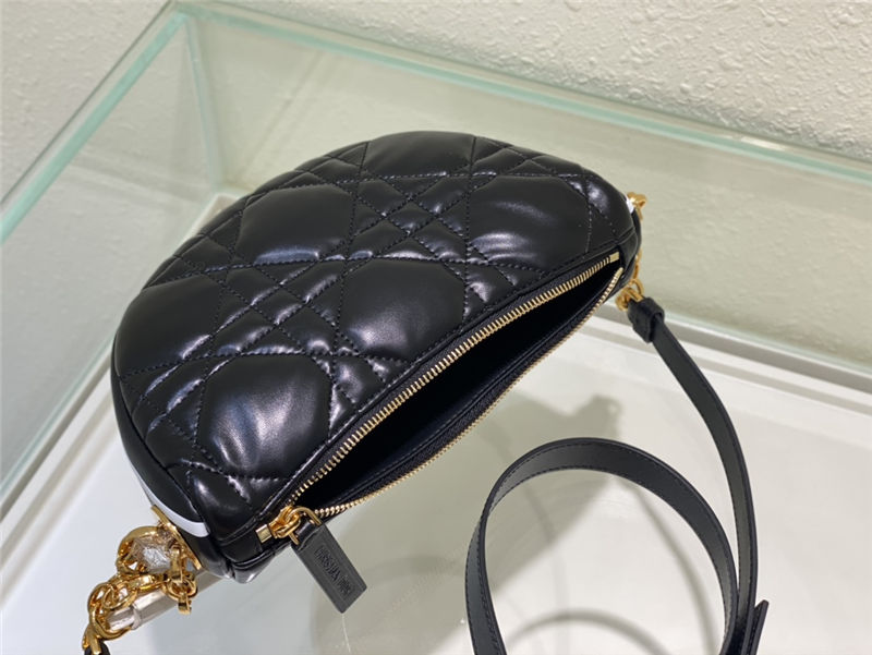 SMALL Dior VIBE Hobo Bag Calfskin Black High