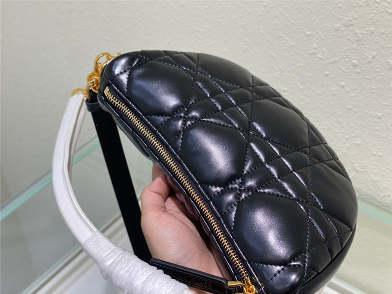 SMALL Dior VIBE Hobo Bag Calfskin Black High