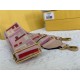 Fendi STRAP YOU multicolor ribbon shoulder strap Pink High