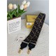 Fendi STRAP YOU ribbon shoulder strap Black High