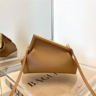 Fendi First Small Leather Bag Caramel High