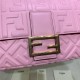 LARGE BAGUETTE leather bag Pink High