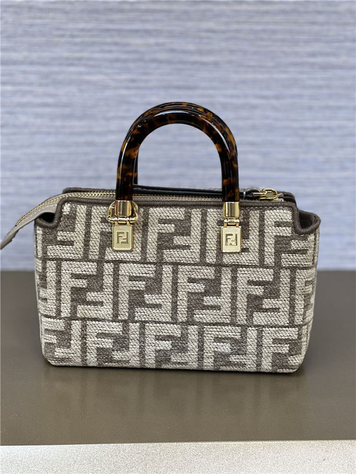 Fendi By The Way Mini Boston bag tapestry fabric High