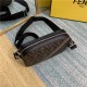 FF CAMERA CASE BAG pvc and leather Brown High