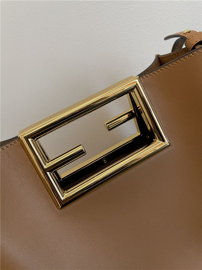 Fendi WAY SMALL leather bag Caramel High