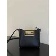 Fendi WAY SMALL leather bag Black High