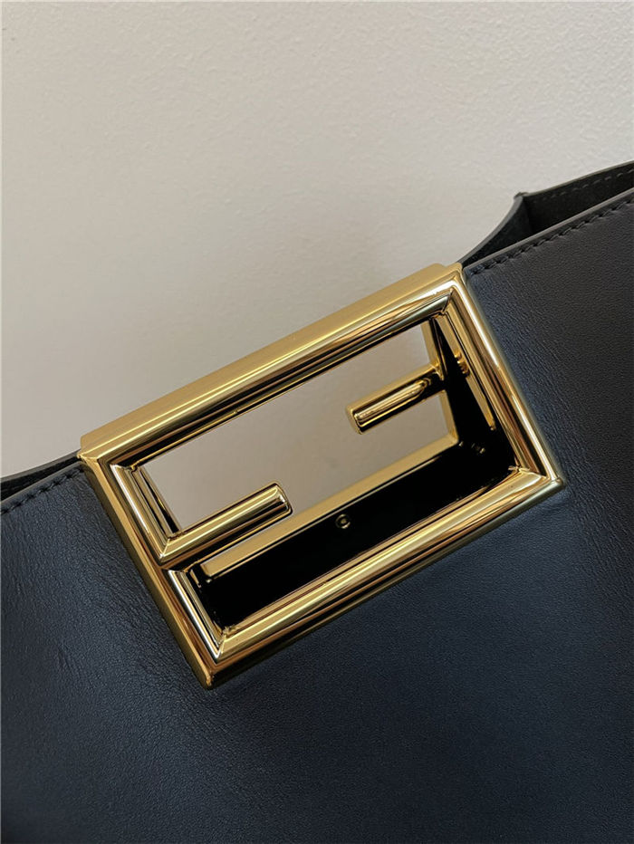 Fendi WAY SMALL leather bag Black High