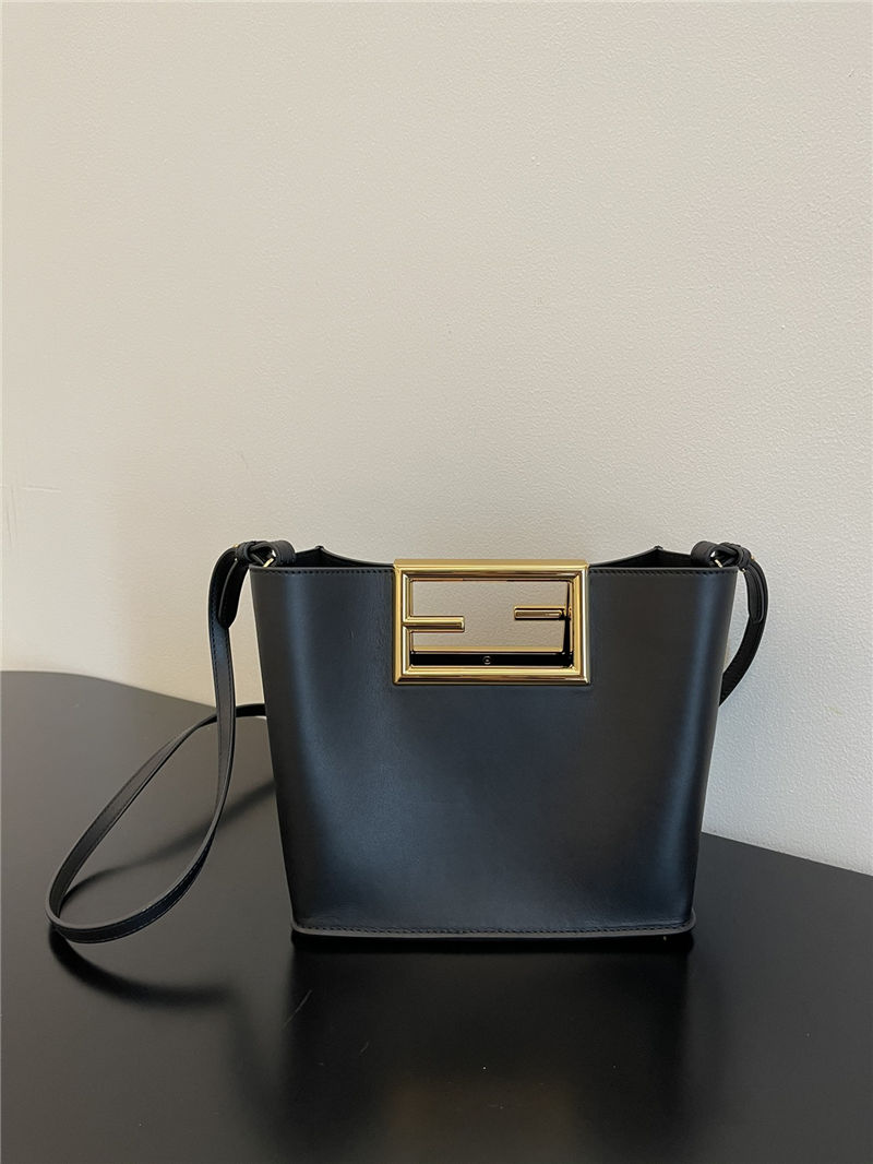 Fendi WAY SMALL leather bag Black High