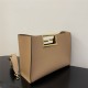 Fendi WAY MEDIUM leather bag Beige High