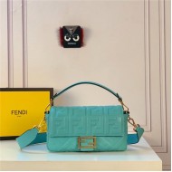 BAGUETTE nappa leather bag blue High