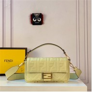 BAGUETTE leather bag yellow High