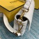 BAGUETTE leather bag white High