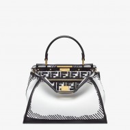 MEDIUM Fendi SUNSHINE Leather Shopper Grey-II High