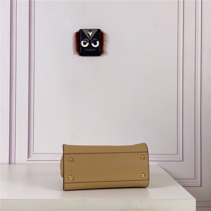 PEEKABOO ICONIC MINI leather bag Brown High