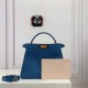 PEEKABOO ISEEU MEDIUM leather bag Blue High