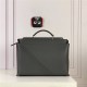 PEEKABOO ICONIC ESSENTIAL calfskin bag Gray High