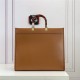 LARGE SUNSHINE SHOPPER leather shopper Brown High