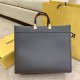 LARGE SUNSHINE SHOPPER leather shopper Gray High