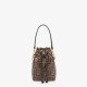 MON TRESOR Brown leather mini-bag High