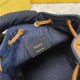 MON TRESOR Blue denim mini bag High