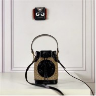 MON TRESOR Beige leather mini-bag High