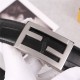 Fendi Crocodile Belt 35mm Baguette Buckle High