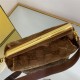 Fendi First Medium Suede bag Brown High