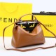 Fendi PEEKABOO ICONIC ESSENTIAL MEDIUM Camel Bag