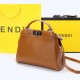 Fendi PEEKABOO ICONIC ESSENTIAL MEDIUM Camel Bag