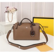 Fendi BY THE WAY MEDIUM Brown leather Boston bag