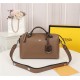 Fendi BY THE WAY MEDIUM Brown leather Boston bag