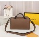 Fendi BY THE WAY MEDIUM Brown leather Boston bag