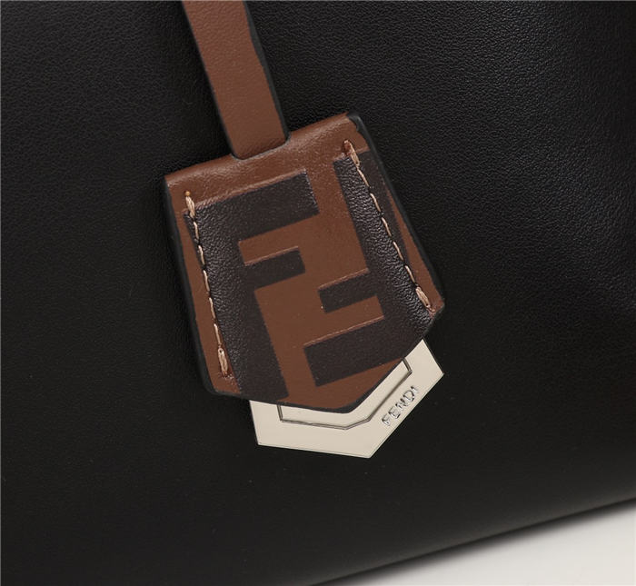 Fendi BY THE WAY MEDIUM Black leather Boston bag