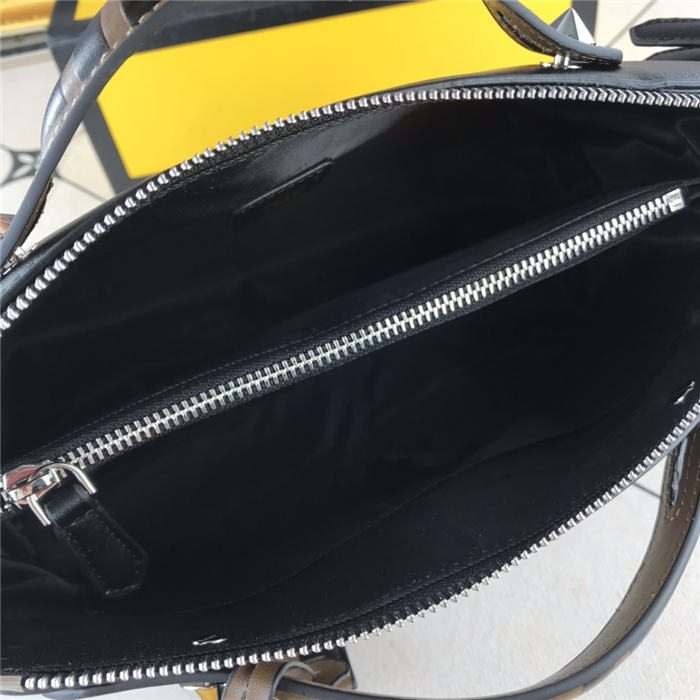 Fendi BY THE WAY MEDIUM Black leather Boston bag