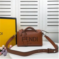 Fendi BY THE WAY MEDIUM Brown leather Boston bag