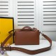 Fendi BY THE WAY MEDIUM Brown leather Boston bag